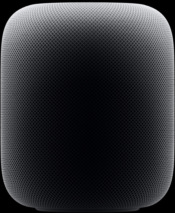 Push in on a side view product shot of HomePod